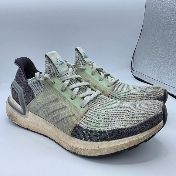 Adidas UltraBoost 19 Ice Mint Womens Size 8 Green Athletic Shoes Running Walking - Picture 1 of 13
